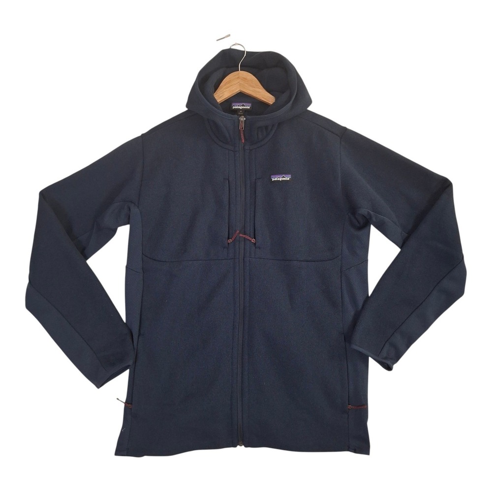 Patagonia Lightweight Better Sweater Hoody Mens XL New Navy Blue Full Zip Fleece